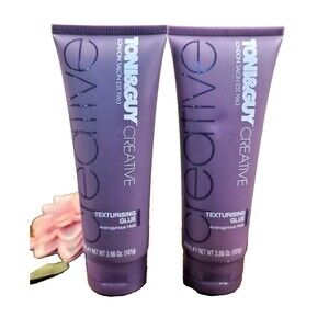 (2) Toni & Guy Creative Texturising Glue 3.56 oz / 100 ml Each Androgynous Hold